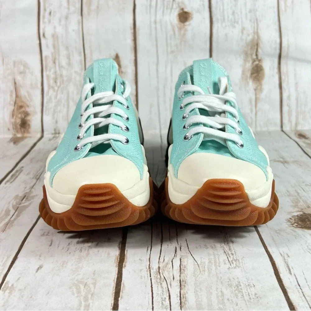 New Converse Run Star Motion Low Platform Water Droplets Green Sneakers - Picture 5 of 12